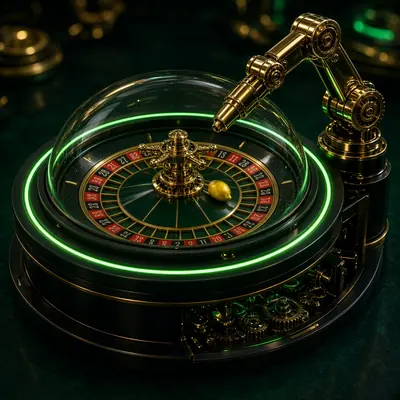 Auto Roulette live wheel on LakhBet India