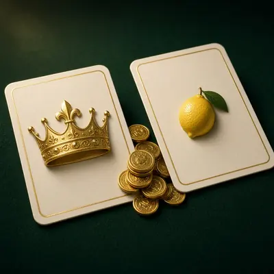 Hi Lo crown lemon cards on LakhBet