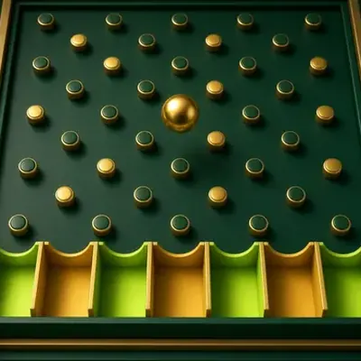 Plinko gold ball drop game on LakhBet