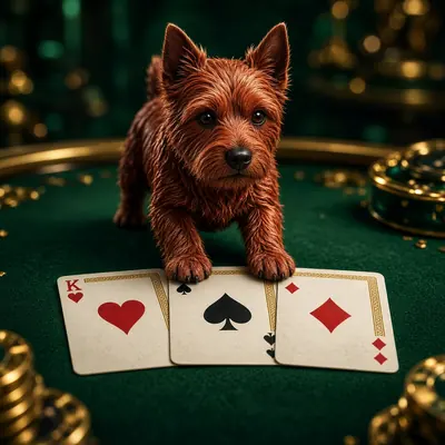 Red Dog card table on LakhBet India