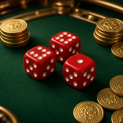 Sic Bo dice table on LakhBet India