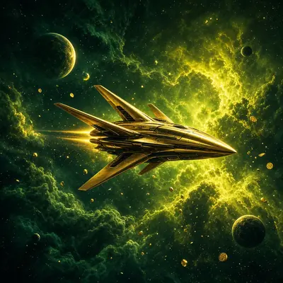 Space XY gold spaceship crash on LakhBet India