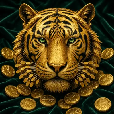 Fortune Tiger gold face slot on LakhBet India