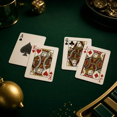 Two Hand Casino Holdem table on LakhBet India