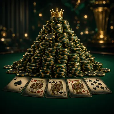Ultimate Texas Holdem casino table on LakhBet India